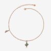 Cactus and Leaf Anklet